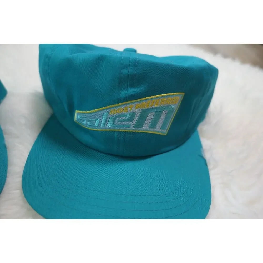 Lot of 2 - NWOT VINTAGE Most Preferred SALEM CIGARETTE Adjustable Baseball Hat
